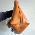 Madewell  Leather Mini Transport Tote Woven Handles Tan (No Strap) Photo 2