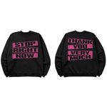 SPICE GIRLS Stop Lyrics Sweatshirt Size Small New with Tag MSRP $55 Pink Photo 1