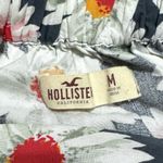 Hollister daisy print circle mini skirt with buttons, navy blue & white, size M Photo 3