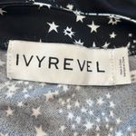 Ivyrevel Moon & Star Galaxy Space Galactic Print Bell Sleeve Deep V Mini Dress M Black Size M Photo 5