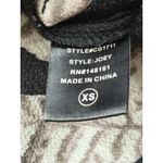 Buddy Love Black Blue Feather Short Sleeve Crop Top XS Layered‎ Boho Festival Photo 2