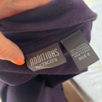 Chico's Dark Purple Zip Up Sweater Size 3 Photo 5