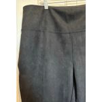 Andrew Marc  black pin tuck faux suede size xl short pants Photo 4