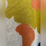 Woman’s Crewneck Floral Sweater White Yellow Orange Blue (710) Size 2X Photo 1