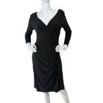 Ralph Lauren Lauren  Black Long Sleeve Dress Photo 2