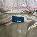Akris  Silk Wool Boucle Tweed Jacket Blazer Pink Zip Front size 2‎ US Photo 6