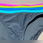 Hobie Women’s Medium Raisins Charcoal Low Rider Swim Bikini Bottom NWT Photo 1