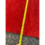 Vintage DA CAVANNA Red Suede Leather Button Up Shirt Jacket Women's Size L Size L Photo 7