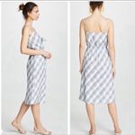 Joie NWT  Abiah silk Dress porcelain plaid dress sz XL Photo 2
