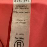 Athleta  Short Sleeve Athletic Top vibrant peach size M women’s Photo 3