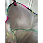 Relleciga  Vibrant Multi Color  Ruched Sides Tankini Top Women's XXL New Photo 6