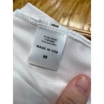 Reneec Cropped Blouse Top Women's Medium White Sleeveless Spaghetti Preppy B55 Photo 2