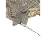 Lulus NWT Gold Embellished Sequin Sleeveless Plunge V-Neck Romper Women's Medium Photo 5