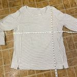 Cut Loose Black and White Striped Top Size L Photo 6