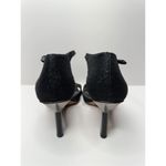Franco Sarto ‎ Size 9 Black Dress Heels Leather Ankle Strap Sparkly Sandals Photo 7