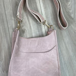 Ahdorned blush pink vegan leather crossbody messenger bag Photo 0