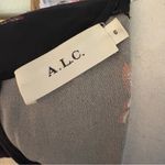 ALC Frank A.L.C Terry Silk Mini Dress Size 6 3/4 Sleeves Photo 4