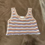 Rebellion Knit Cropped Tank Photo 1