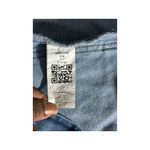 None Vintage 80s 90s Denim Blazer Jacket Women's XL Blue Two Button Oversized Pockets Photo 4