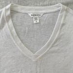 Athleta  Womens Breezy Scoop V Tee White XS NWT Photo 2