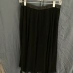 Banana Republic : Black, Flowy, Side zip Skirt- size 12 Photo 7