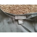 Apostrophe  Top Black Boat Neck Short Studded Sleeve Bands Women's Size S/C Photo 2