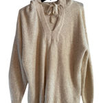Lou & grey  Cream V-Neck Sweater with Relaxed Fit Photo 0