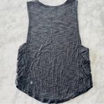 Lululemon Var-City Muscle Tank 6 Heathered Black Grey Loose Run Gym Crossfit Photo 3