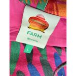 Farm Rio Linen Bright Macaw Side Buttons Mini Dress Size Large Photo 8