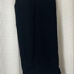 H&M Knot Detail Linen Blend Black Midi Skirt with Slit  Size 8 Photo 9