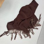 Beautiful Dark Brown Chiffon Pashmina or Shawl 57" x 22" Photo 6