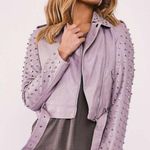 In The Style Kamia Faux Leather Studded Jacket Photo 0