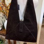 Haute Hippie  | Chocolate Brown Hobo Suede Bag Photo 5