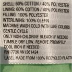 Wild Fable  Unisex Mint Green Floral Quilted Puffer Jacket Cozy Trendy Size L Photo 6