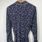 Foxcroft Dress Women 10 Blue Sailboat Novelty Wrinkle Free Coastal Nautical Prep Photo 3