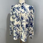 Philosophy Blue and White toile Blouse Photo 2