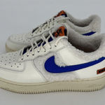 Nike Air Force 1 '07 'Sherpa Fleece' White Blue DO6680-100 - Women's Size 7.5 Photo 0