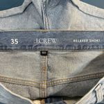 J Crew Light Wash Denim Cotton Relaxed Cut Off Shorts 35 Women’s Plus Size Blue Size undefined Photo 4