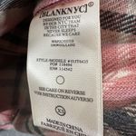 BLANK NYC Pink Plaid Shacket Shirt Jacket Women's X-Small Pockets Button New Photo 6