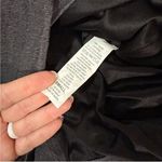 Elan Denim Blazer Jacket Puff Sleeve Casual Career Black Wash Small Photo 2