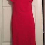 NEW red ruffle sleeve dress holiday christmas Size L Photo 0