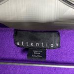 Attention  Purple Knit Scoop Neck Long Sleeve Sweater size XXL Photo 1