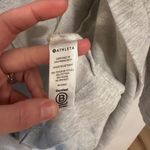 Athleta Vista Wrap Gray Open Front Hooded Cardigan Sweater Top Size Small Yoga Photo 4