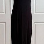 Eileen Fisher  Dress Sleeveless Black Knit Maxi XS Photo 0