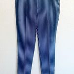 Banana Republic  Ryan Tapered Striped Blue Dress Pants Photo 0