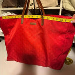 Gucci GG pattern Large tote Duffle Bag Tote Bag Nylon Red Photo 13