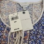 Lucky Brand Peasant Short Sleeve V-Neck Top Photo 4