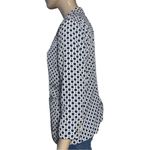 Anthropologie Cartonnier  Women's Size M Navy White Southwark Blazer Suit Jacket Photo 2