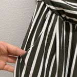 Heart & Hips  Dark Green Striped Wide Leg Tube Jumpsuit Size S Photo 2