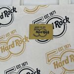 Hard Rock Cafe Hard Rock Canvas Tote bag 50th Anniversary Limited Edition Gold Black Photo 3